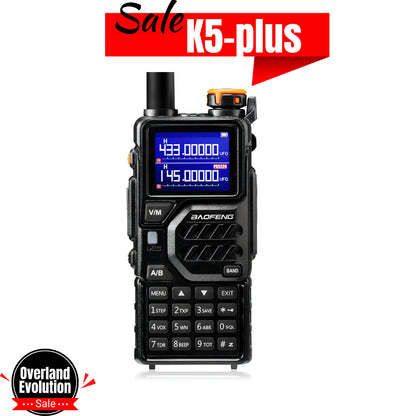K5 PLUS 10W Tri-Band Radio
