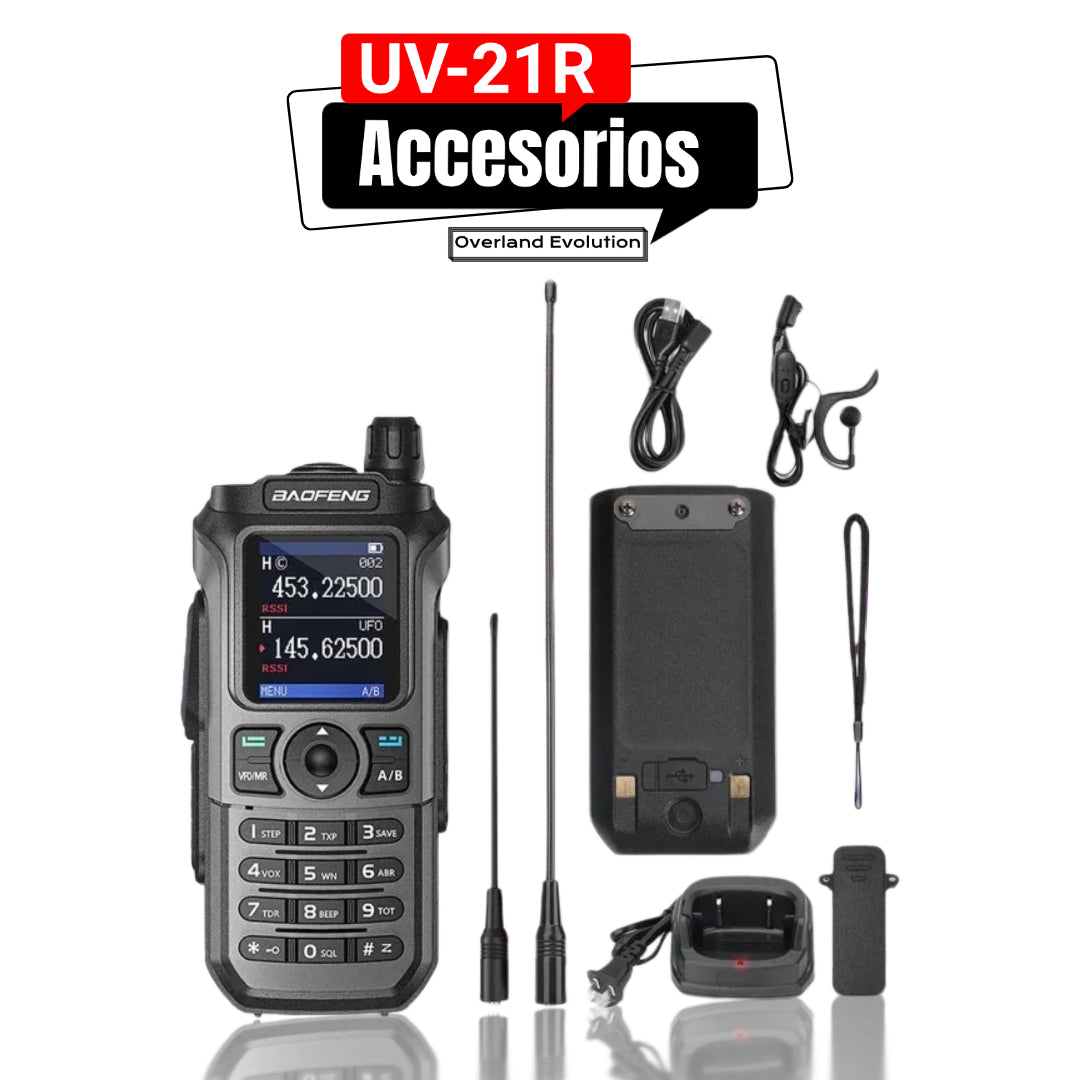 UV-21R 6W Tri-Band Radio [Long Antenna Set]