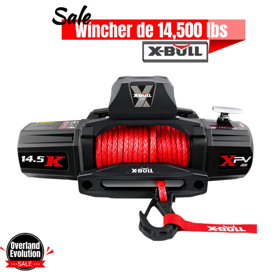 X-BULL Electric Winch XPV 14500 LBS 12V Synthetic Rope
