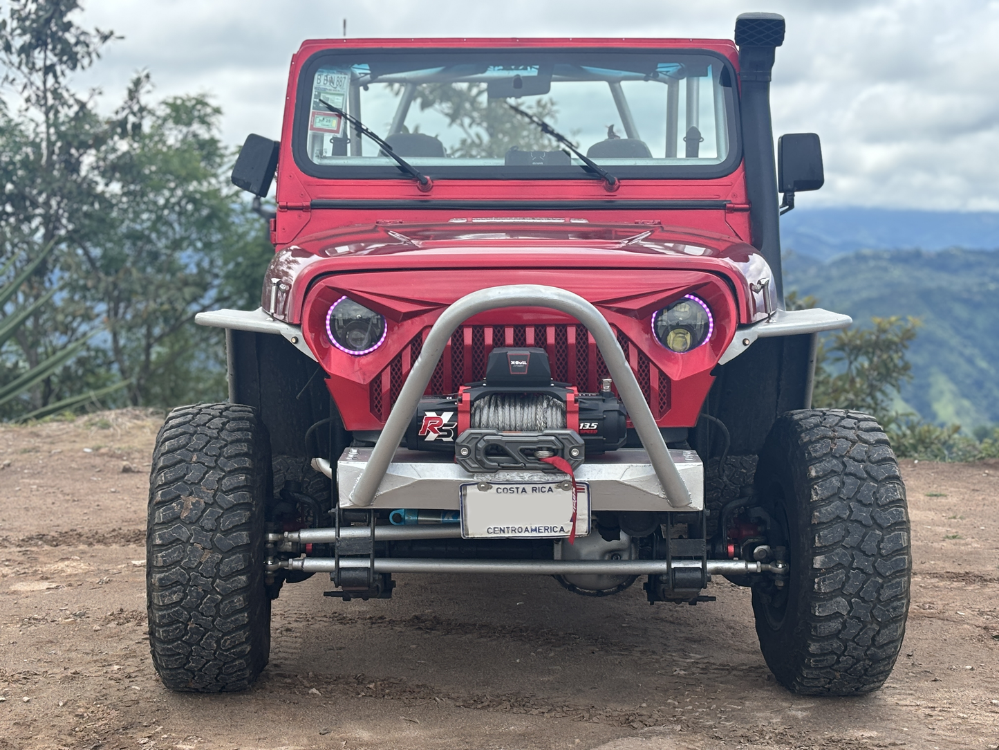 X-BULL Electric Winch XRS 13500 LBS 12V Cuerda  sintetica