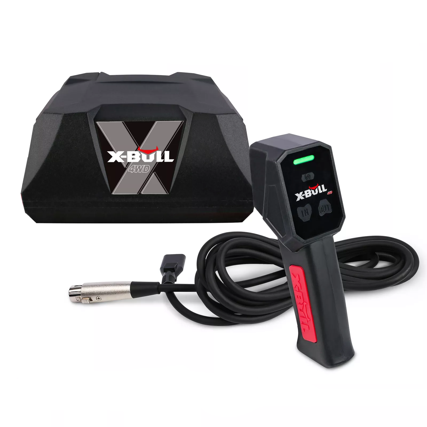 Caja de control de cabrestante X-BULL para XPV 10 000/13 500/14 500 lb con controles remotos multifuncionales