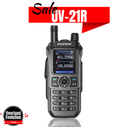 UV-21R 6W Tri-Band Radio [Long Antenna Set]