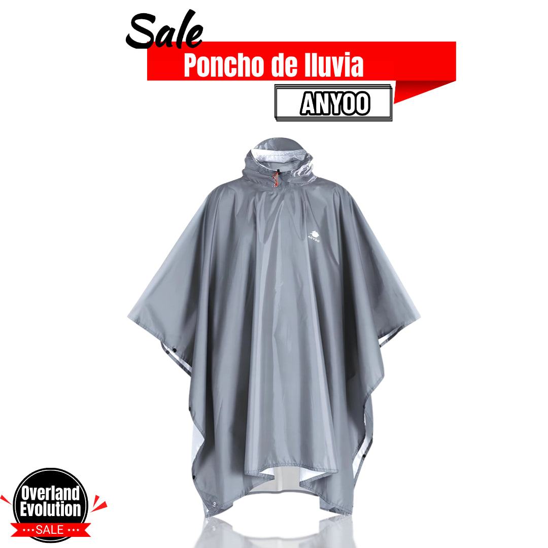 ANYOO Poncho de lluvia