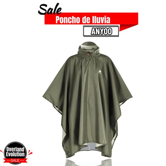 ANYOO Poncho de lluvia