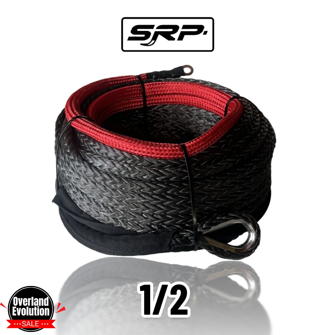 Cuerda de  wincher de 1/2 SRP Largo 80 Pies Aguante 31,500 libras