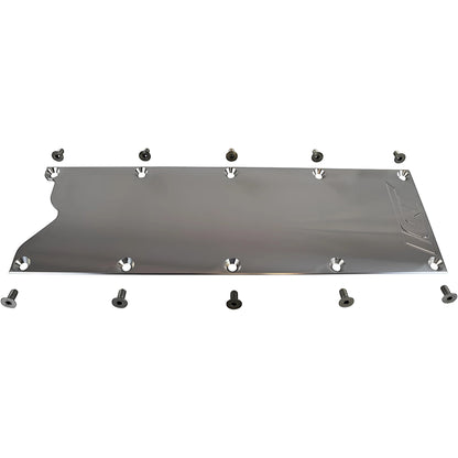 ict-billet Placa de cubierta de cárter de valle de palanquilla LS Gen 3 (eliminación del sensor de detonación) LS1