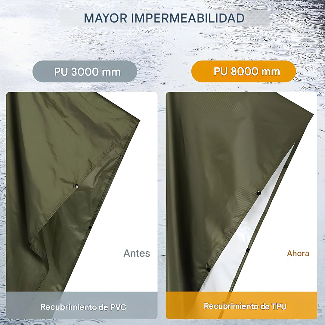 ANYOO Poncho de lluvia