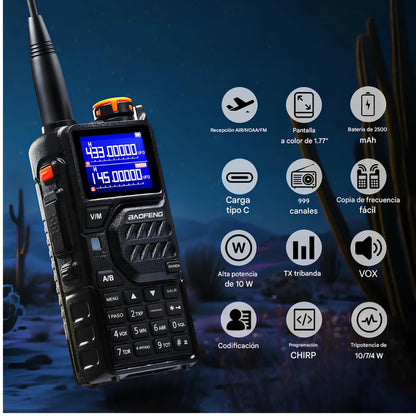 K5 PLUS 10W Tri-Band Radio