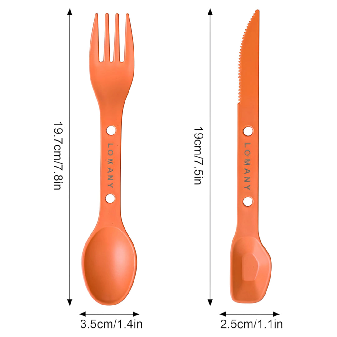 Lomany utensilios de camping.