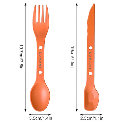 Lomany utensilios de camping.