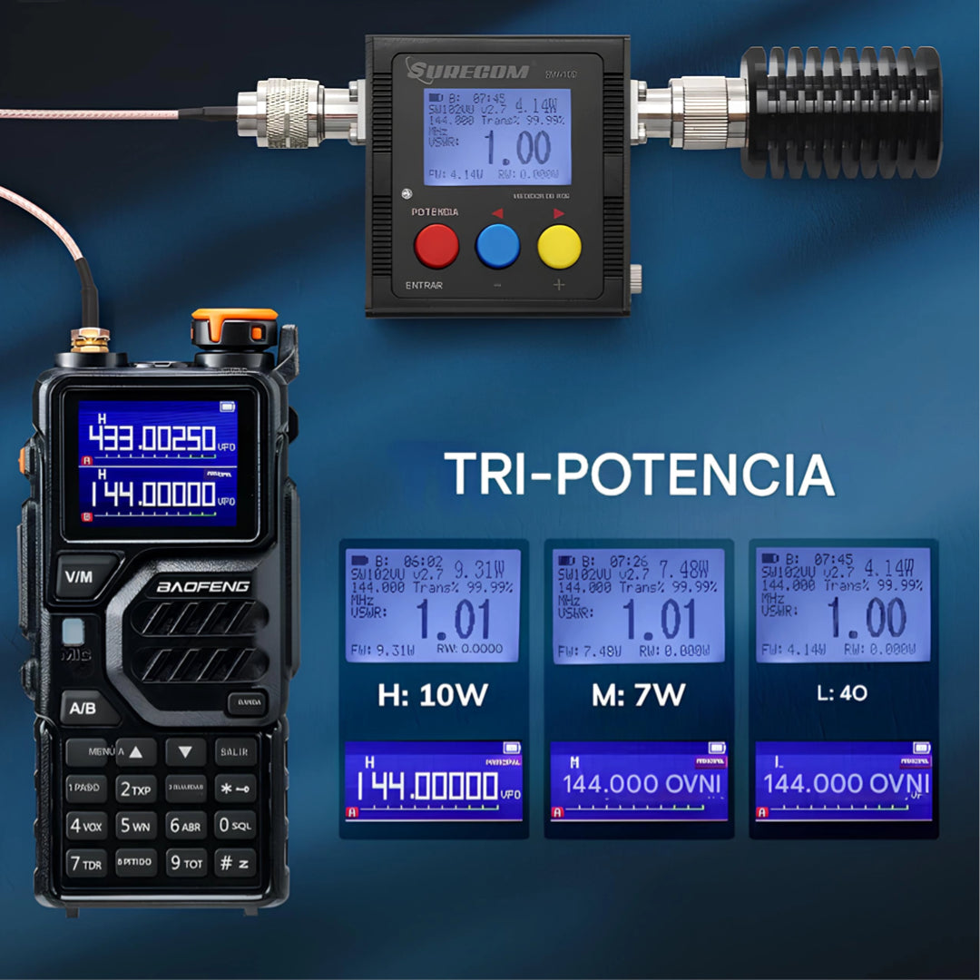 K5 PLUS 10W Tri-Band Radio