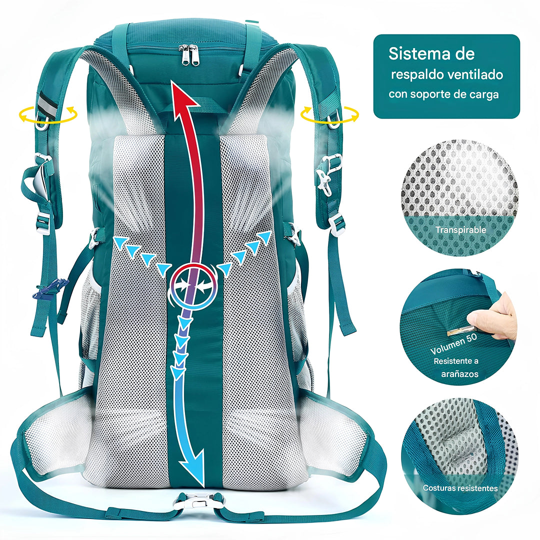 Mochila de senderismo  de 50 litros HOMIEE