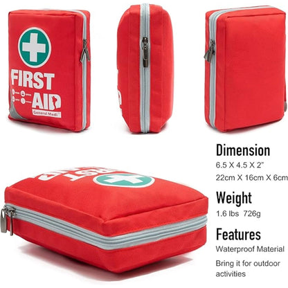 General Medi Kit de primeros auxilios (175 piezas)