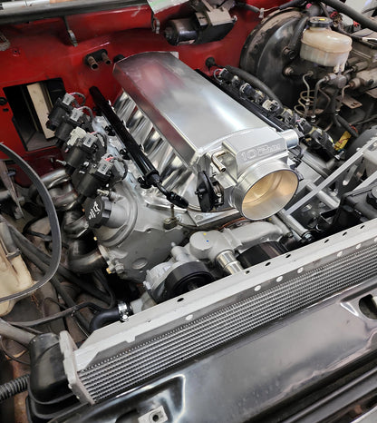 dmisión LS compatible con LS1 LS2 LS6 de cabezales de puerto de catedral con accionamiento por acelerador con cable (4 pulgadas)