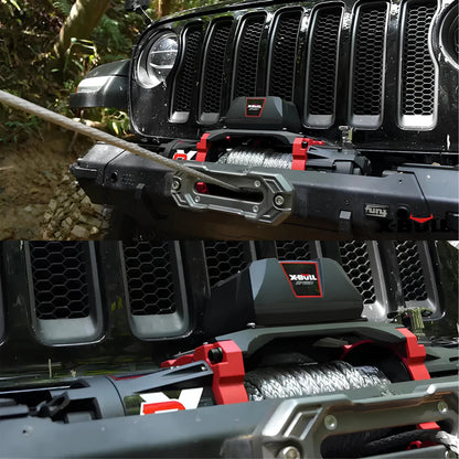 X-BULL Electric Winch XRS 13500 LBS 12V Cuerda  sintetica