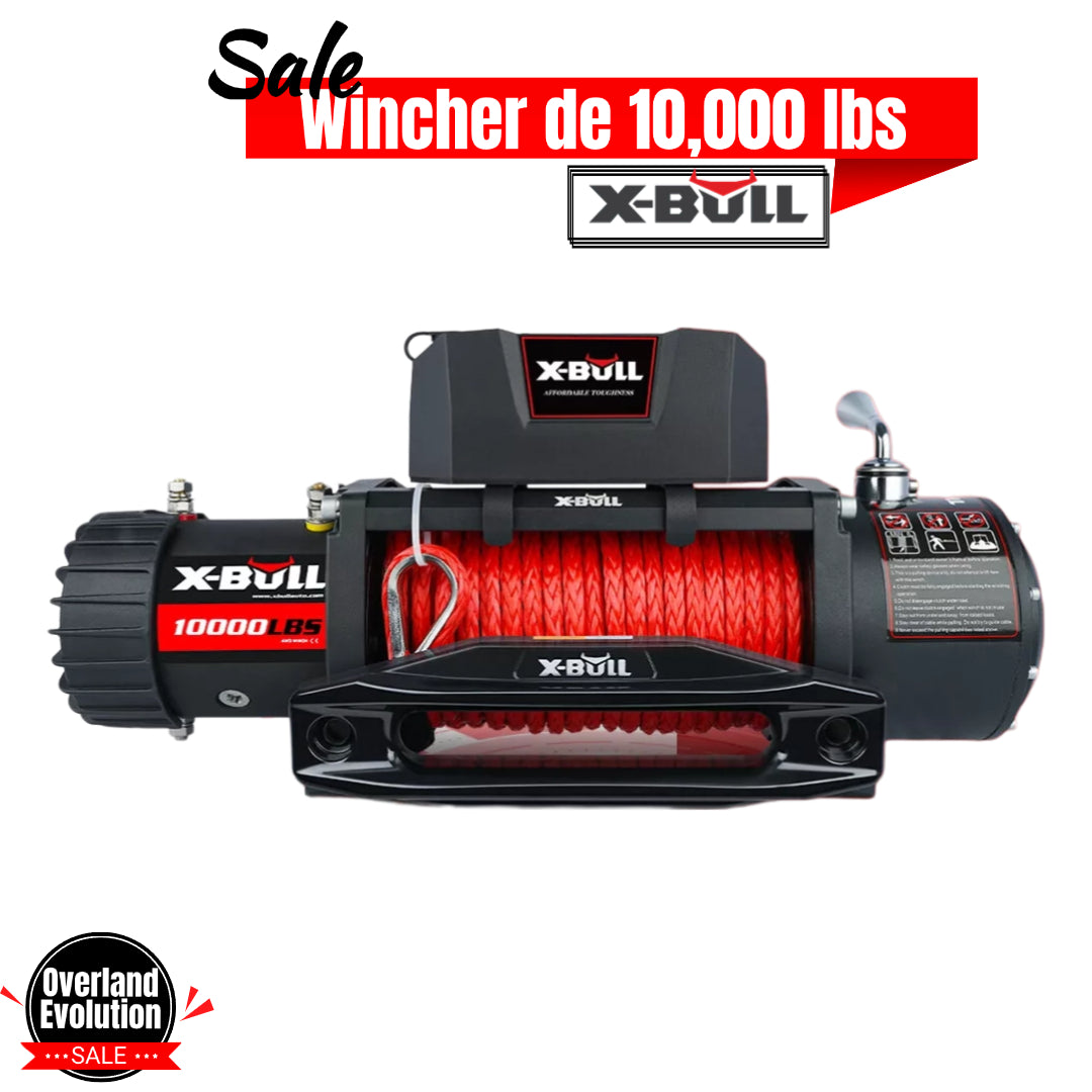 X-BULL Electric Winch 10000 LBS 12V Synthetic Rope