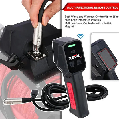 X-BULL Electric Winch XRS 13500 LBS 12V Cuerda  sintetica
