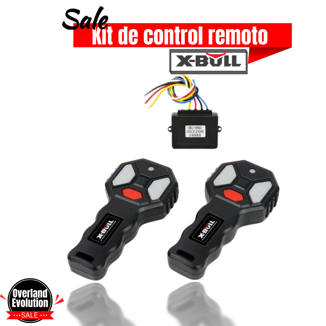 Kit de control remoto para cabrestante eléctrico inalámbrico X-BULL